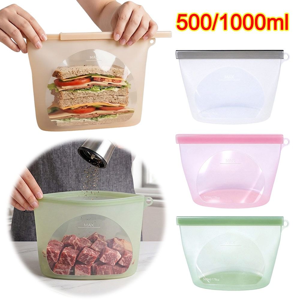 Silicone Food Preservation Bag - огляд і ціна Reusable Produce Bag