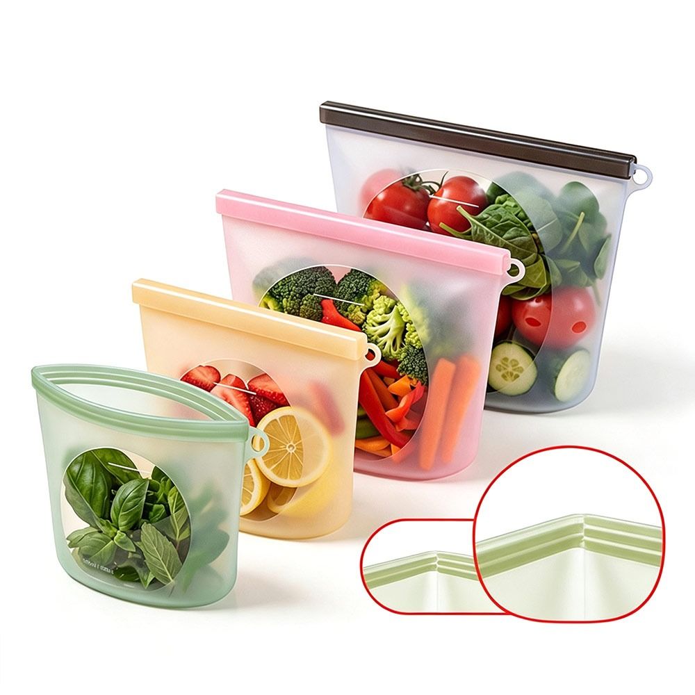 Silicone Food Preservation Bag - огляд і ціна Reusable Produce Bag
