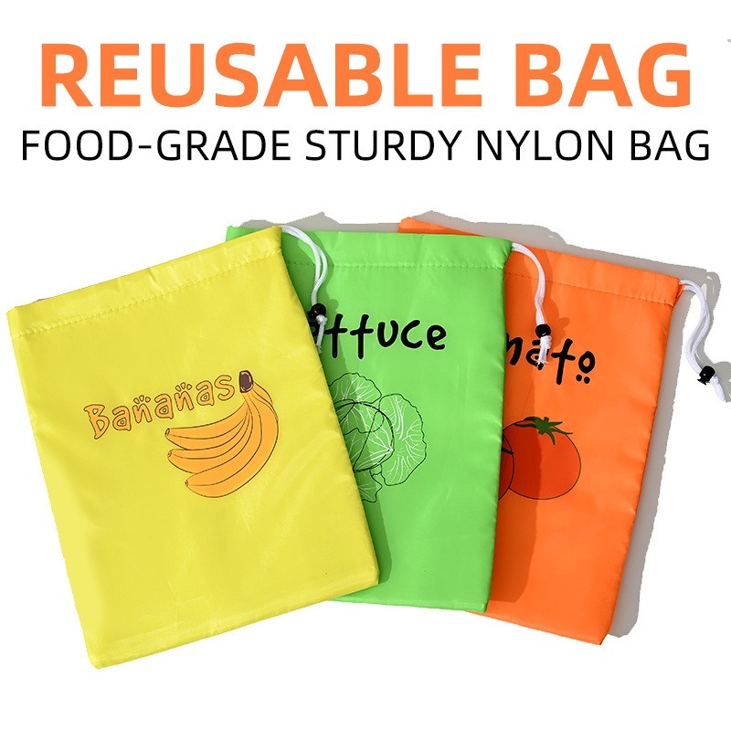 Storage Bags For Fruits Vegeta - огляд і ціна Reusable Produce Bag