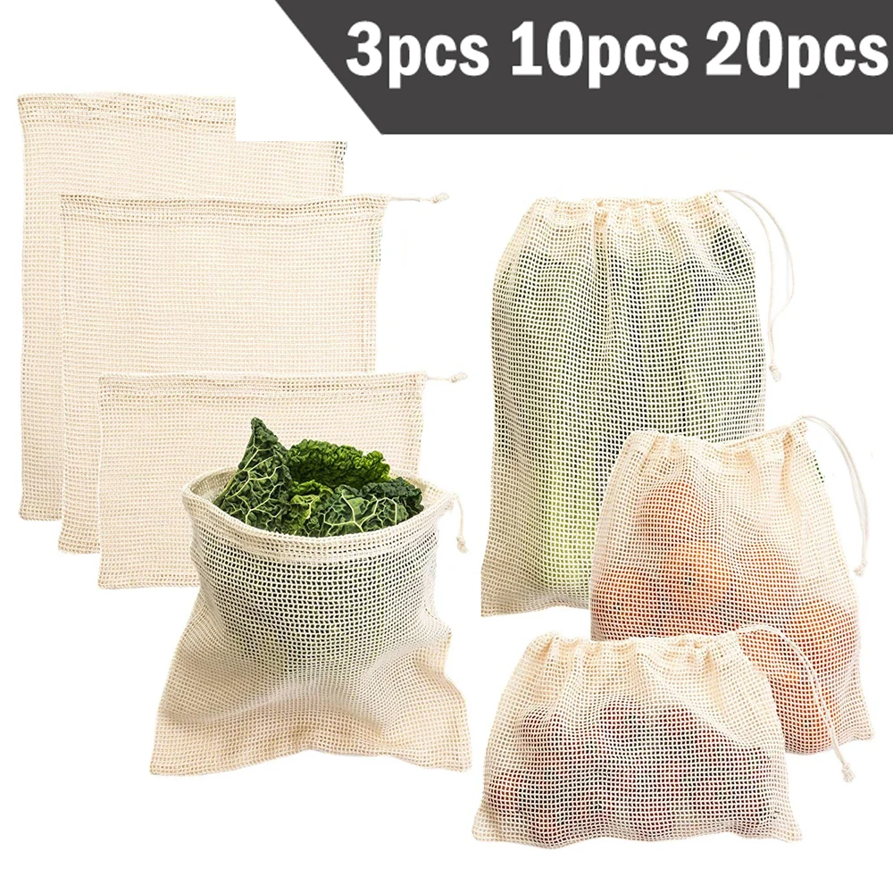 3 6 10pcs Reusable Produce Bag - огляд і ціна Reusable Produce Bag