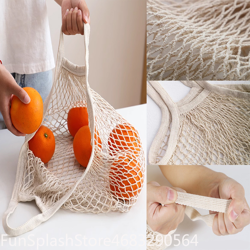 Handheld Foldable Cotton Mesh  - огляд і ціна Reusable Produce Bag