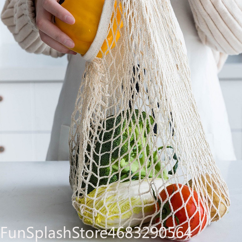 Handheld Foldable Cotton Mesh  - огляд і ціна Reusable Produce Bag
